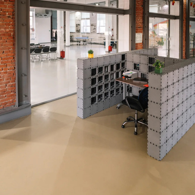 Cubik booth in an open loft office