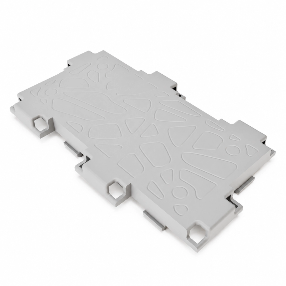 Grey Cubik Zen/2 half-cube panel, angled view