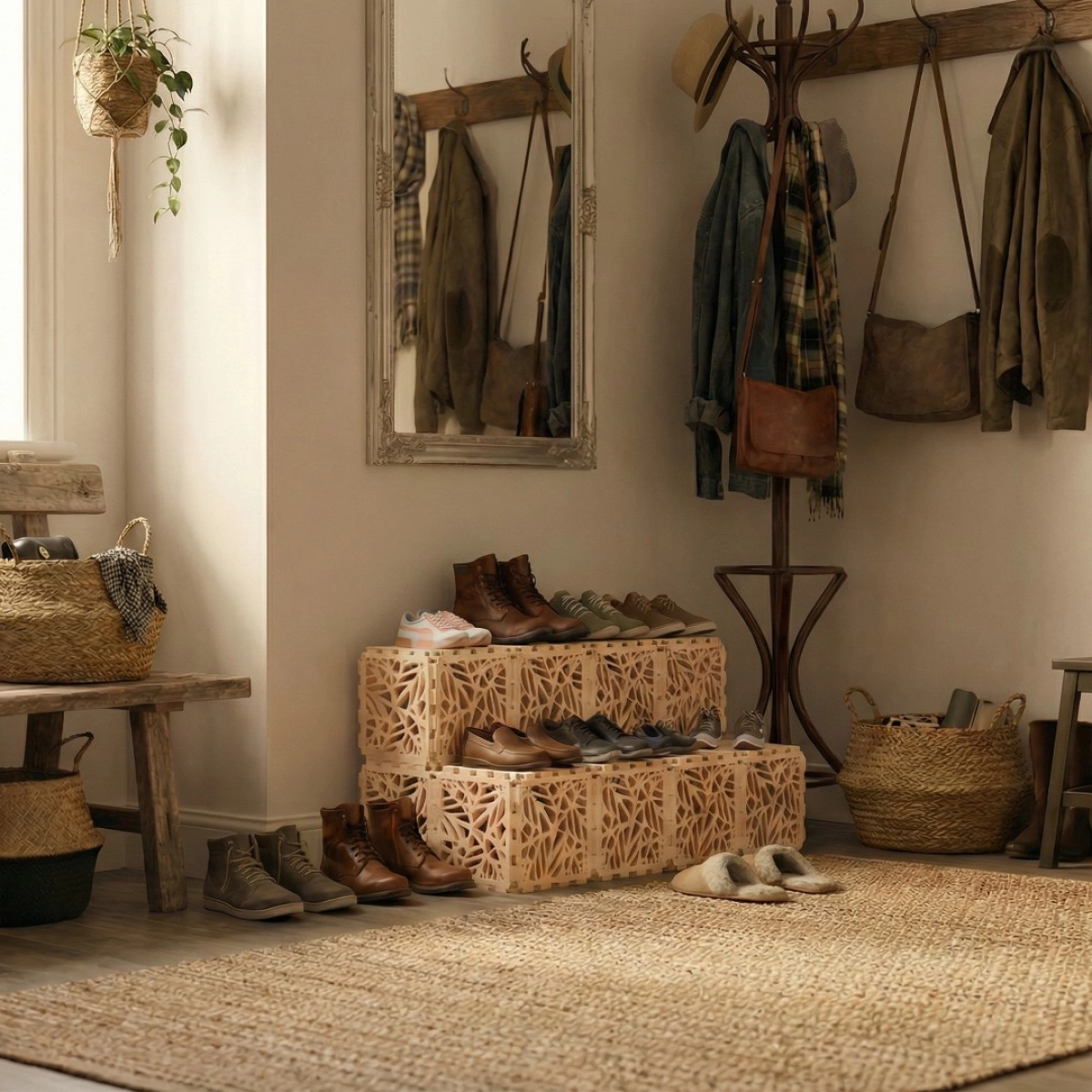 Cubik Shoe stand, additional view