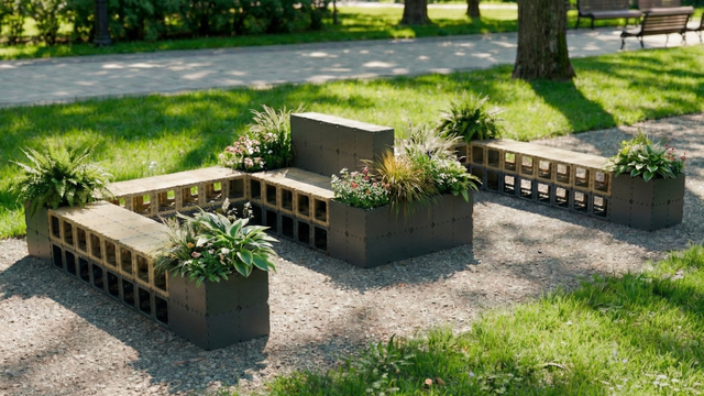 System ławek do sadzenia