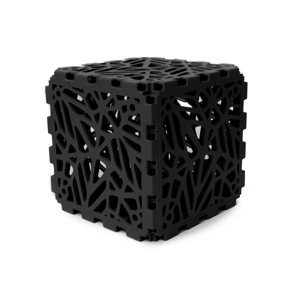 Black Cubik Bion cube, lattice faces