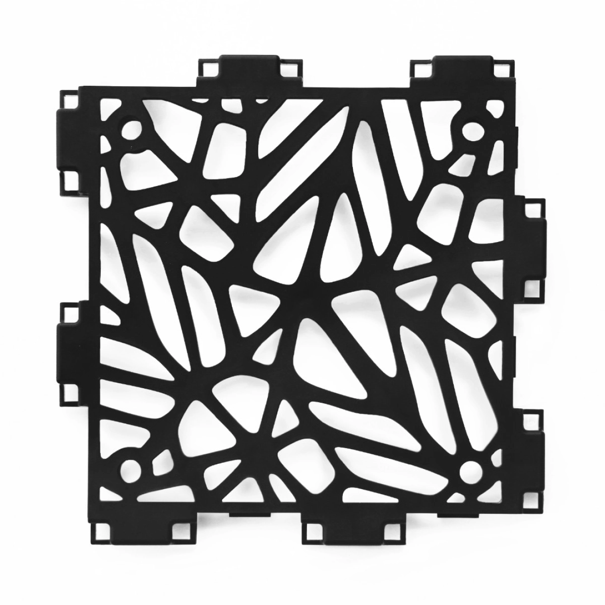 Black Cubik Bion panel, lattice close-up