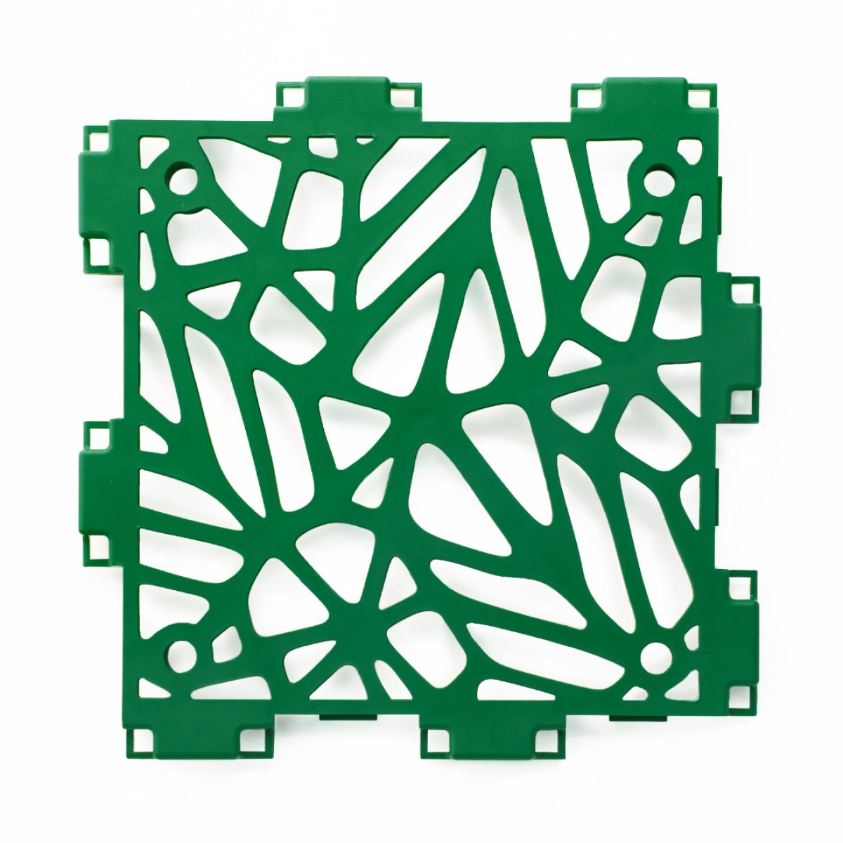 Green Cubik Bion panel, lattice close-up