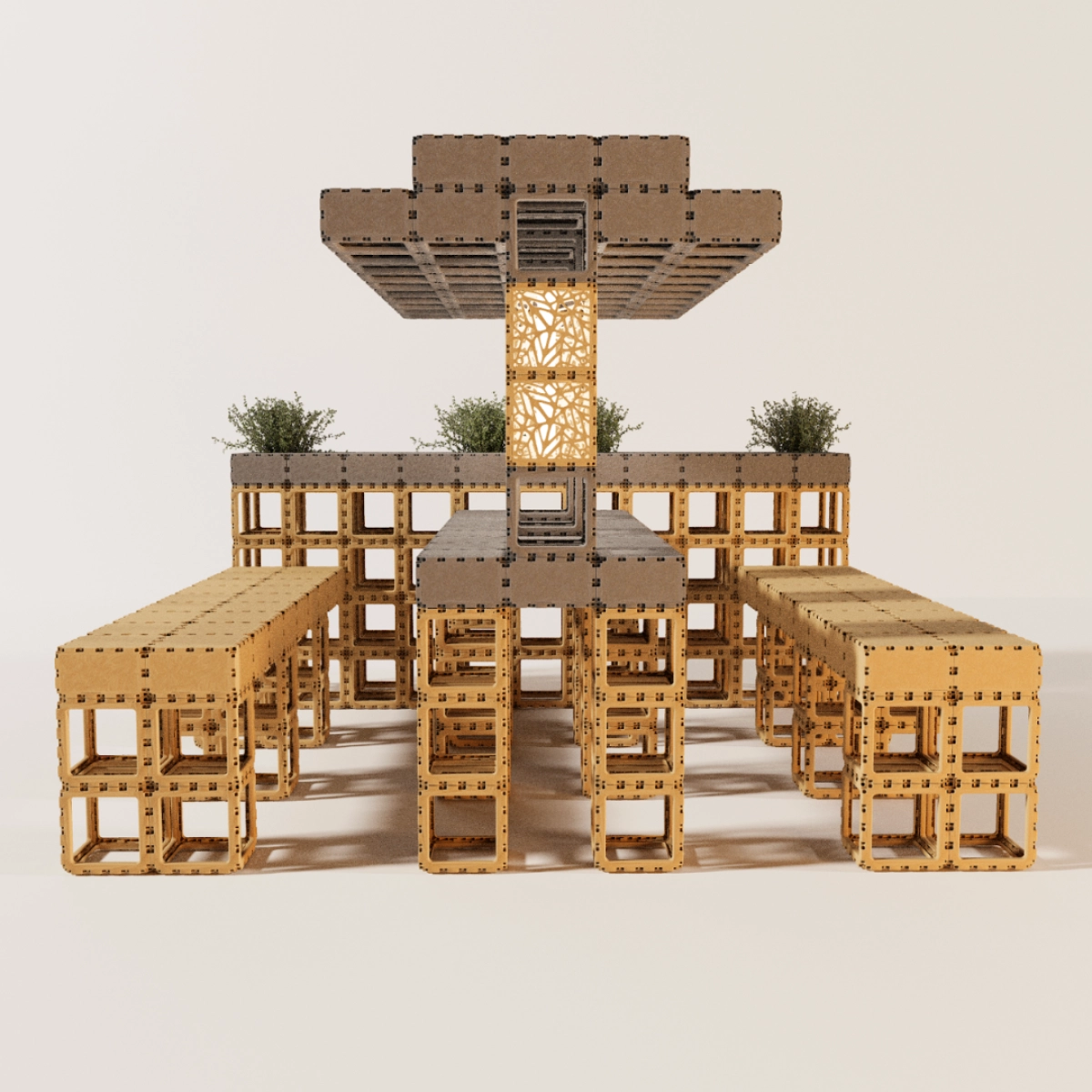 Modułowy bar jadalny