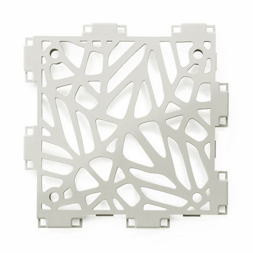 White Cubik Bion panel, lattice close-up