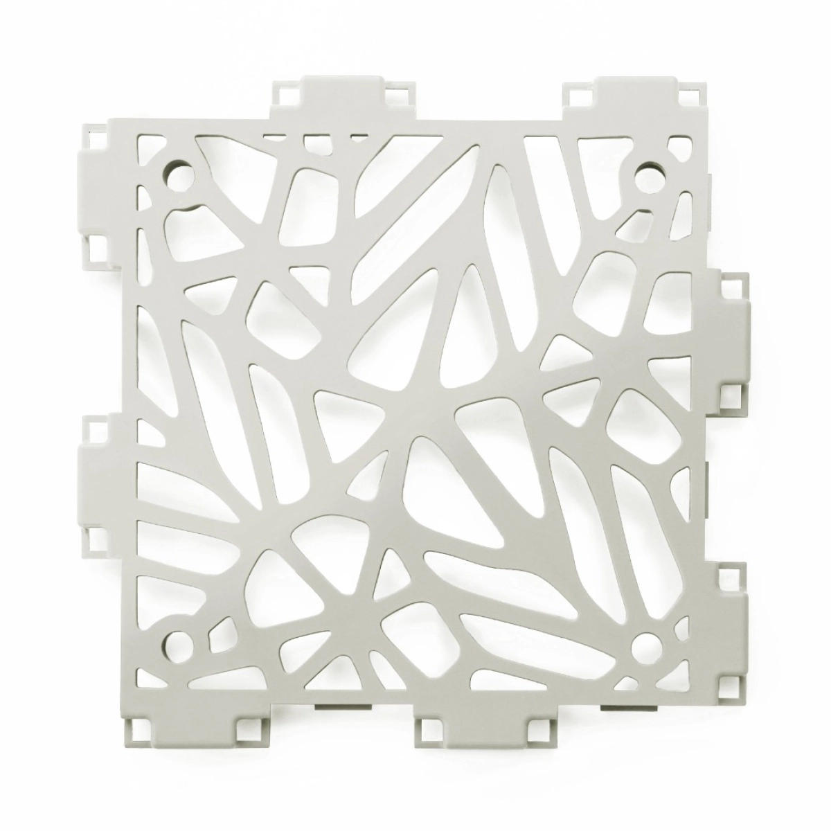 White Cubik Bion panel, lattice close-up