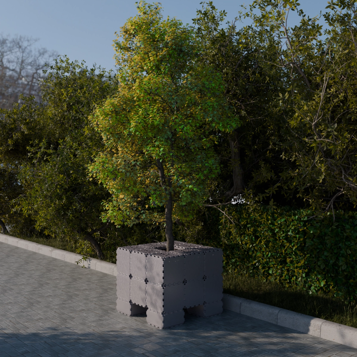 Podwyższona sadzarka - 180 L