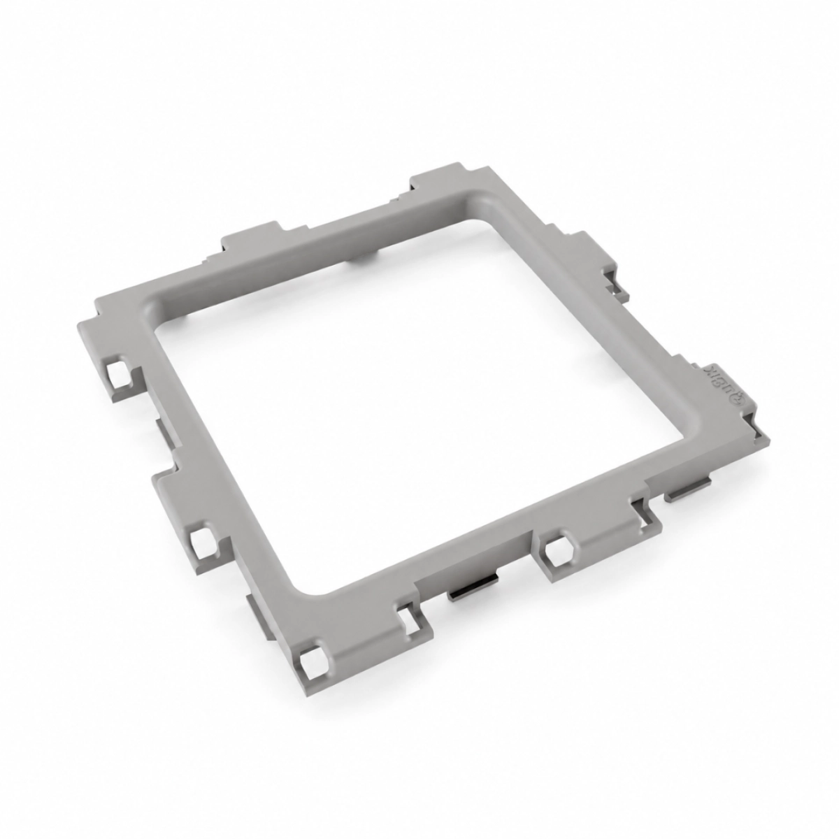 Grey Cubik Void panel, angled view