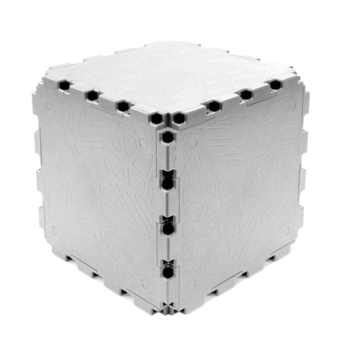 White Cubik Zen cube, smooth face