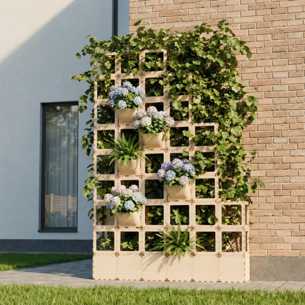 Cubik vertical garden, additional view