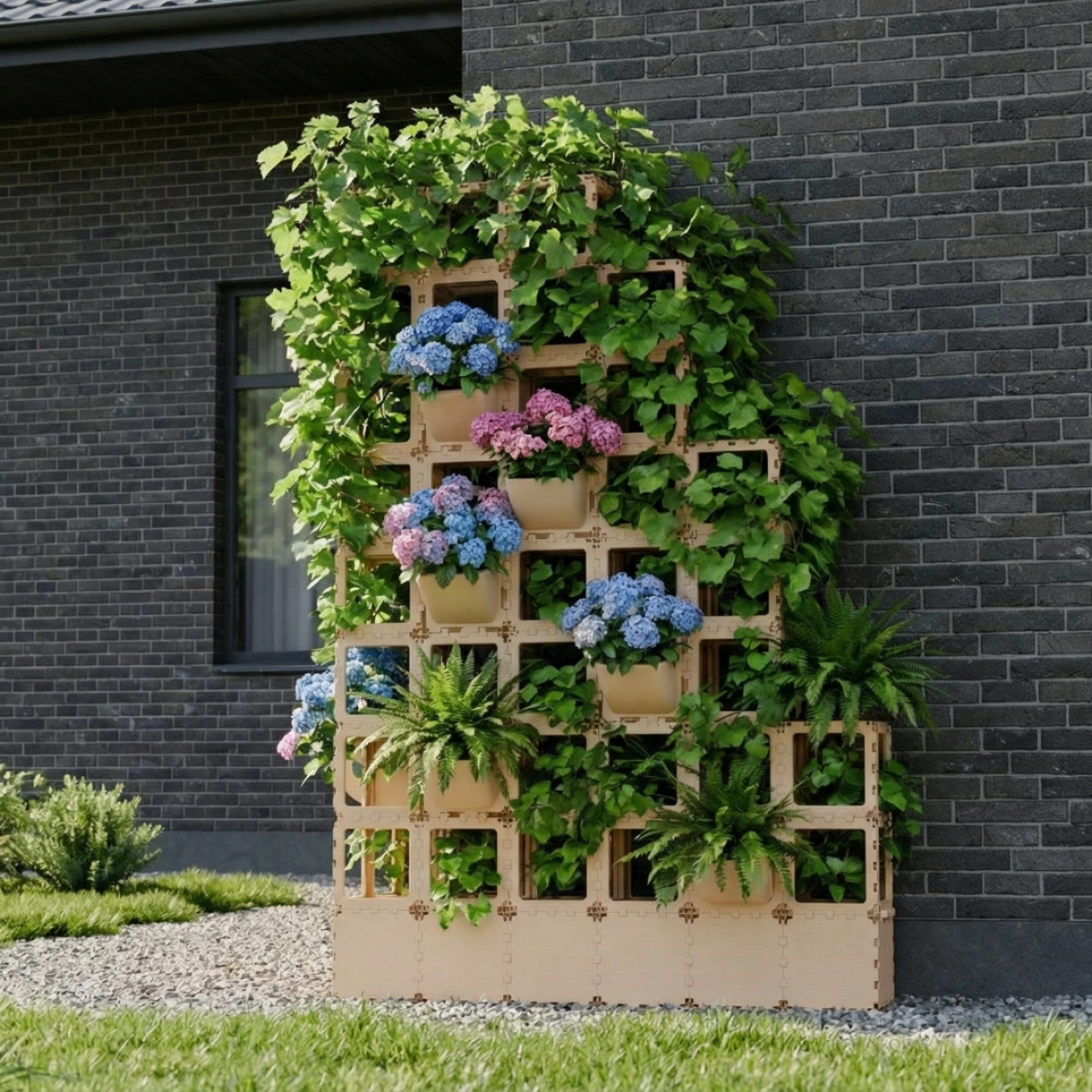 Cubik vertical garden, additional view
