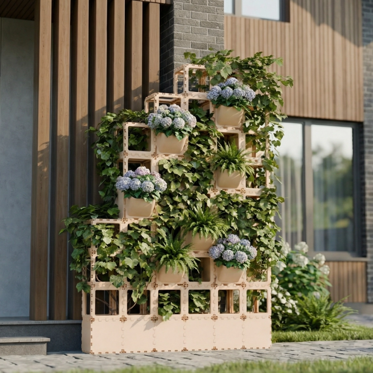 Cubik vertical garden, additional view