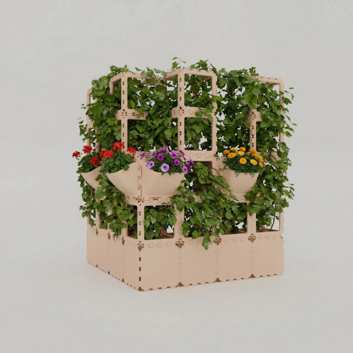 Cubik mini vertical garden, medium view
