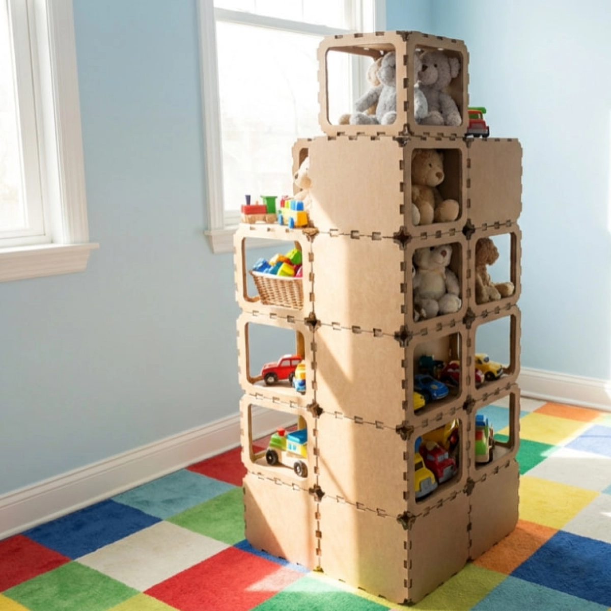 Kids Modular Storage Shelf photo