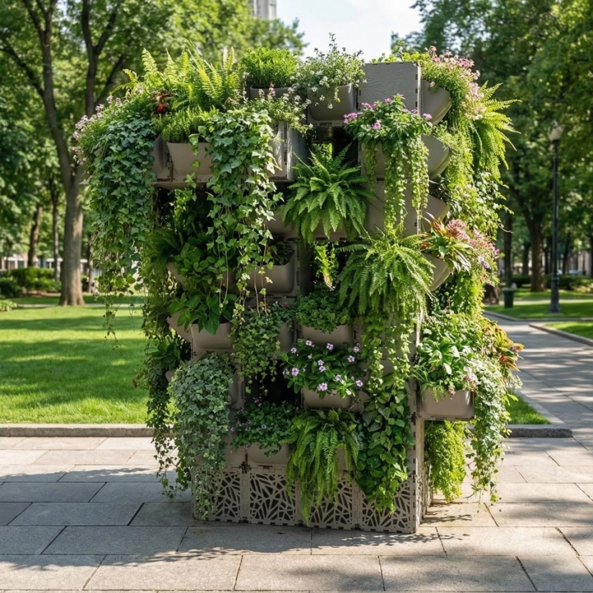 Cubik Vertical Garden Pavilion, additional view