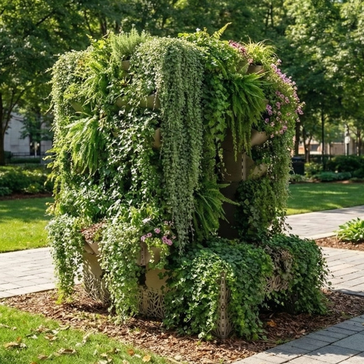 Cubik Vertical Garden Pavilion, additional view
