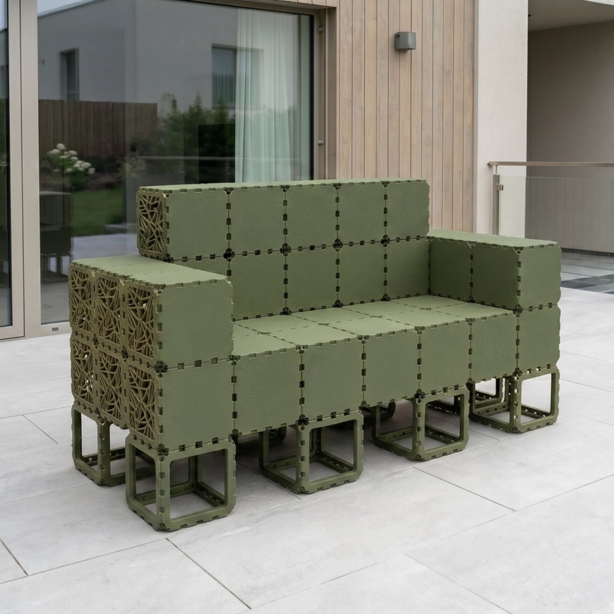 Modular Cubik sofa XL, beige variant
