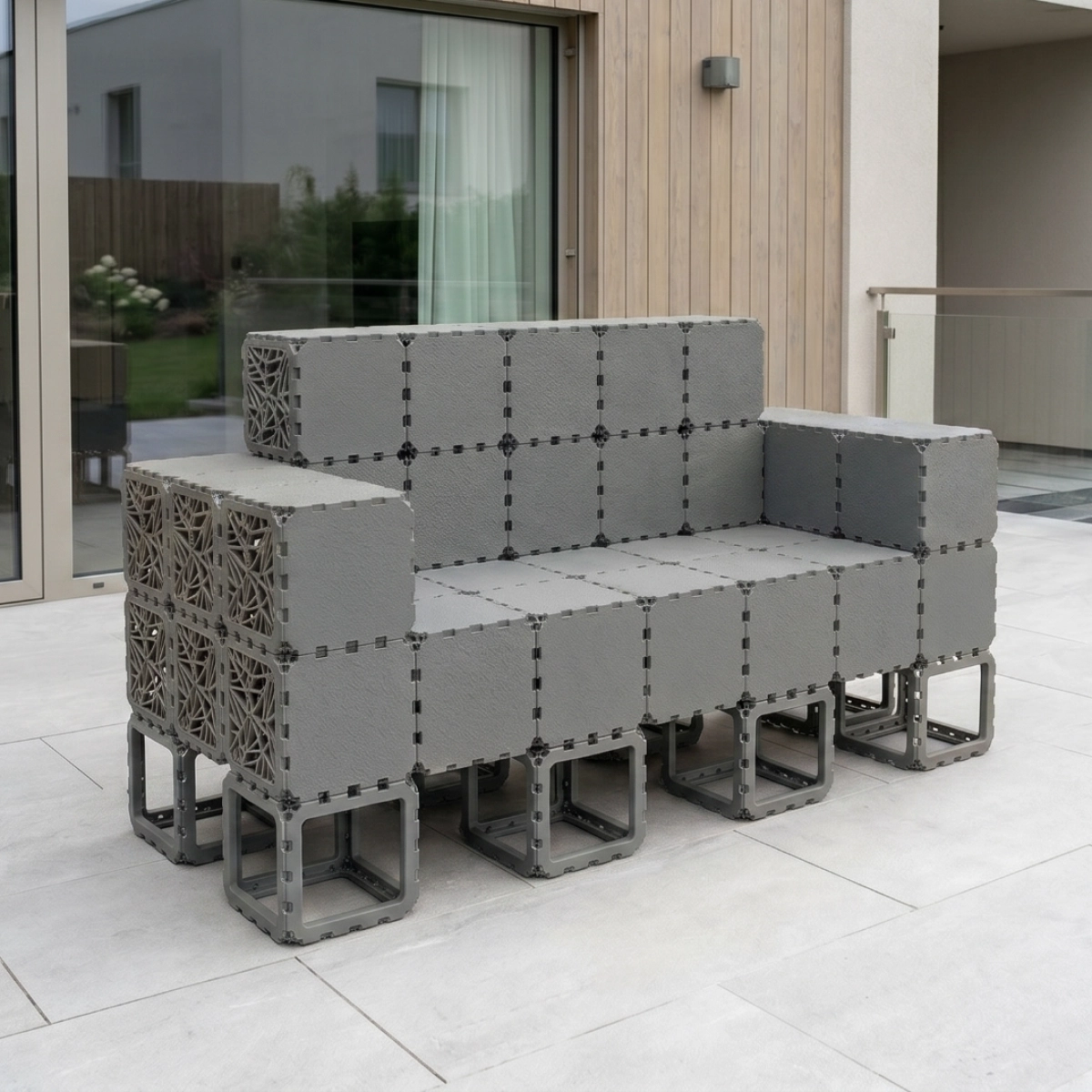Modular Cubik sofa XL, beige variant