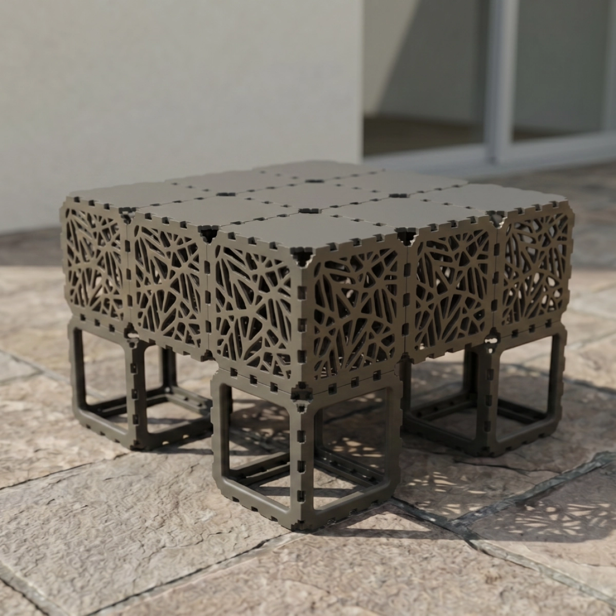 Modular Cubik pouf from the sofa XL set