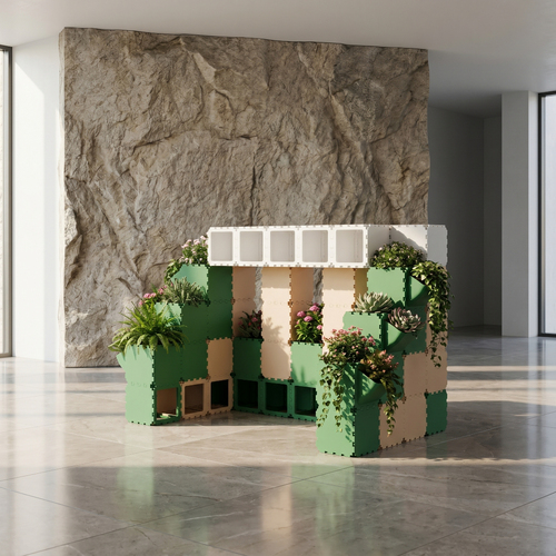 Modular Reception Green Wall