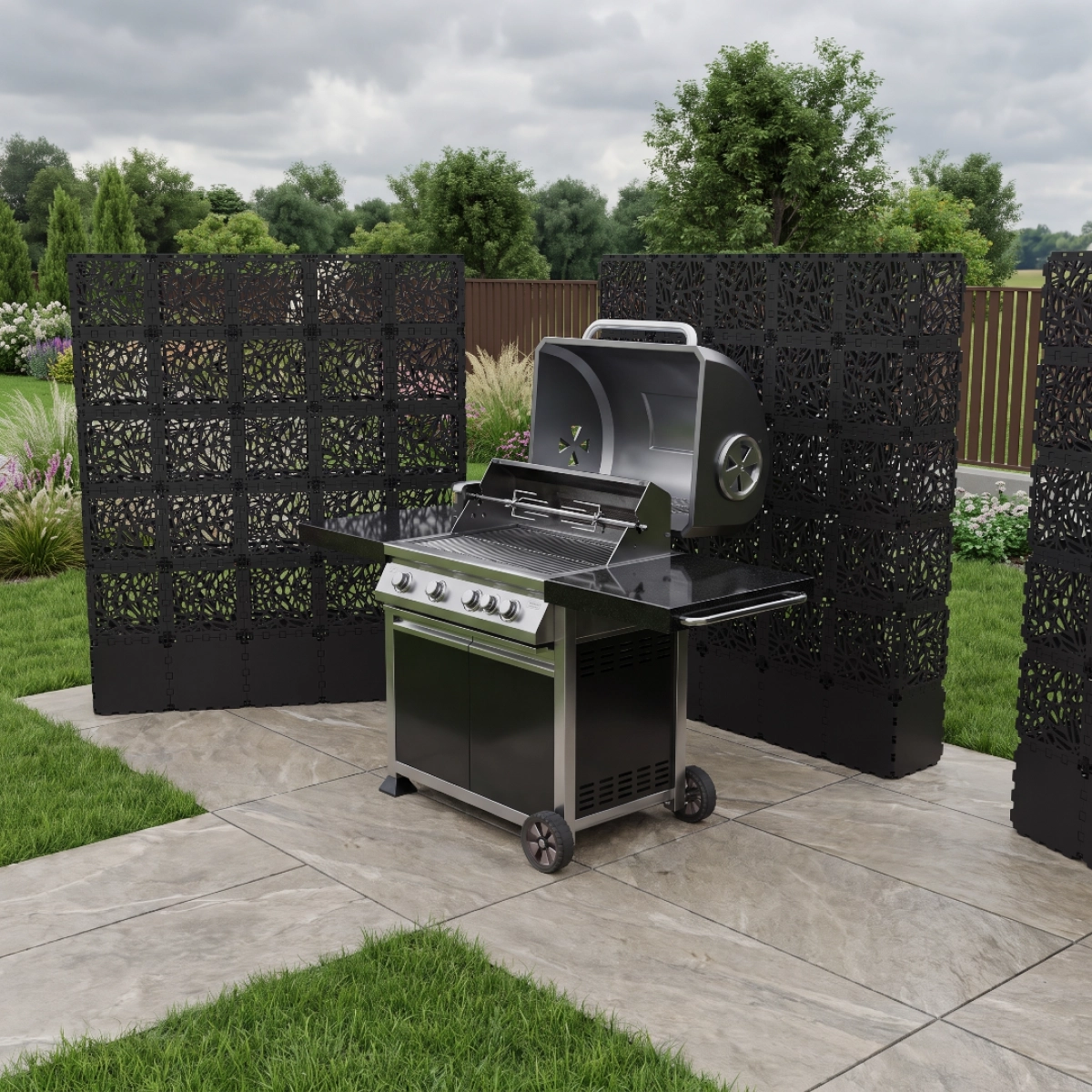 Black Cubik Divider 30, close-up