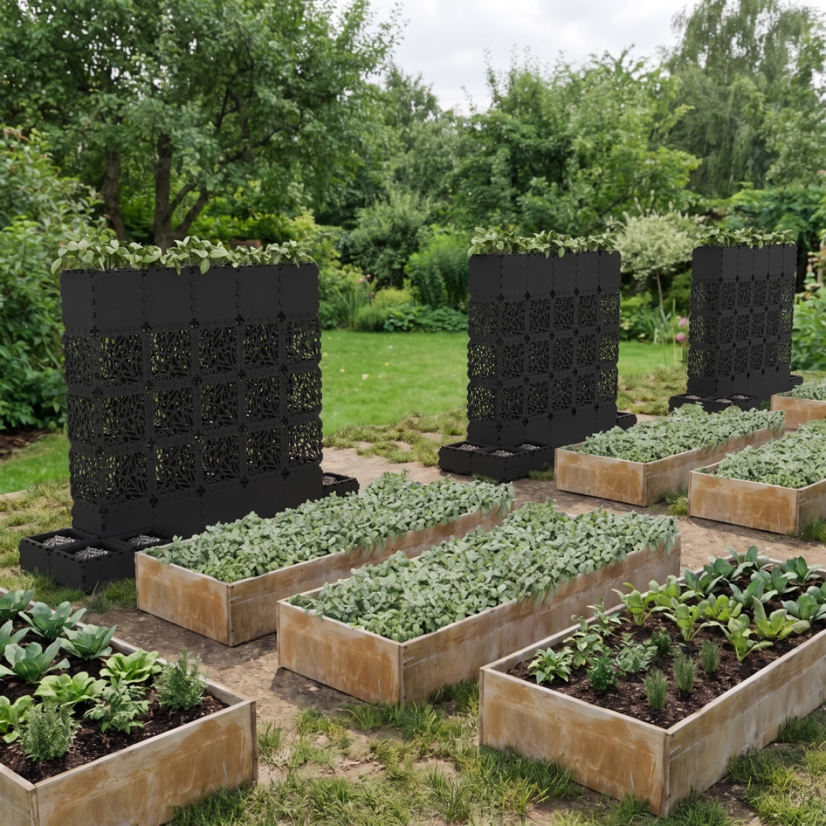 Black Cubik Divider 31, side view