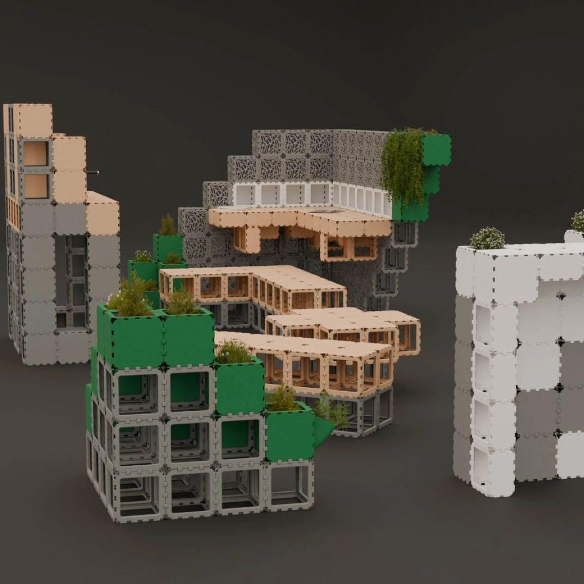 Cubik Hungary Exhibition Pavilion, additional view
