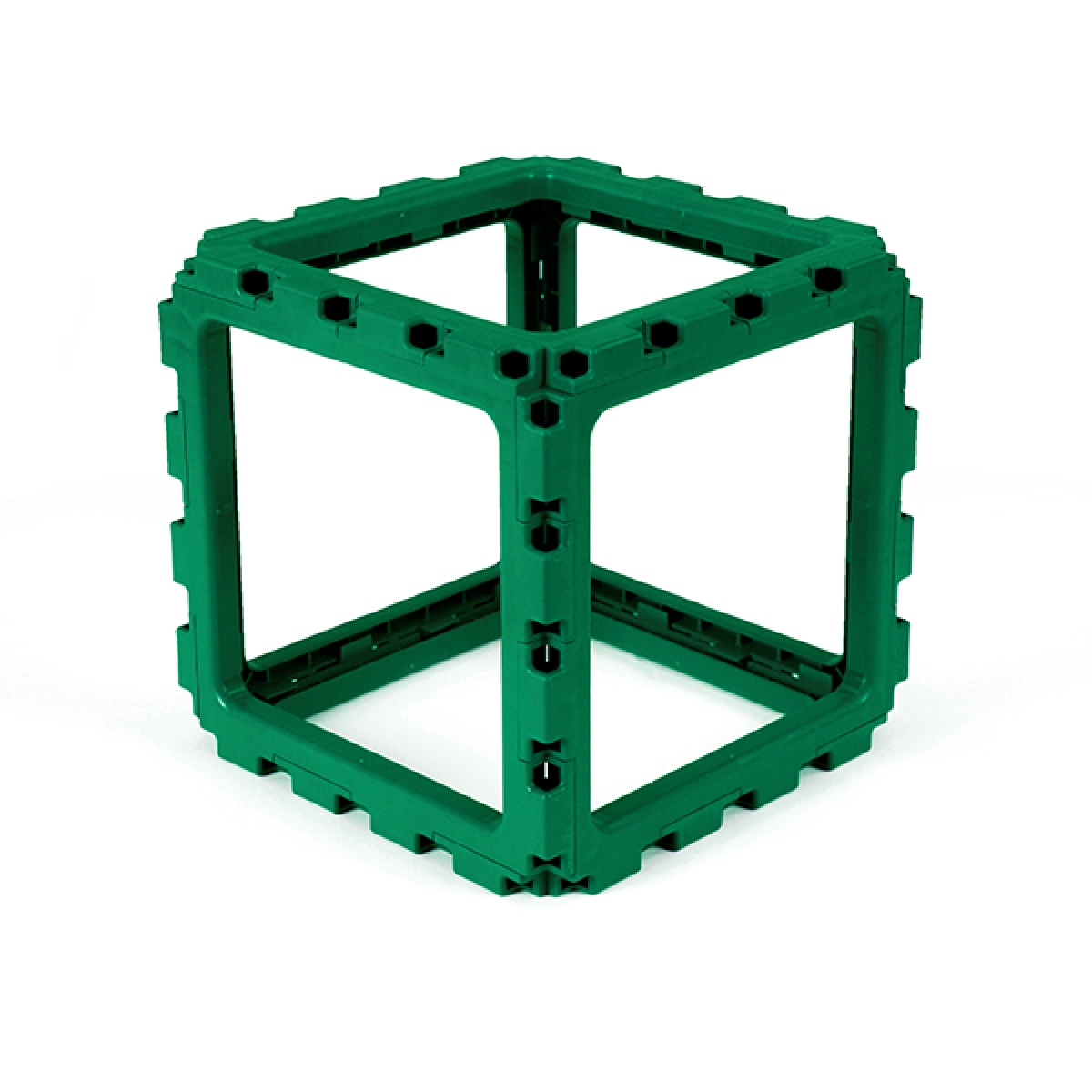 Green Cubik Void cubes, open frames