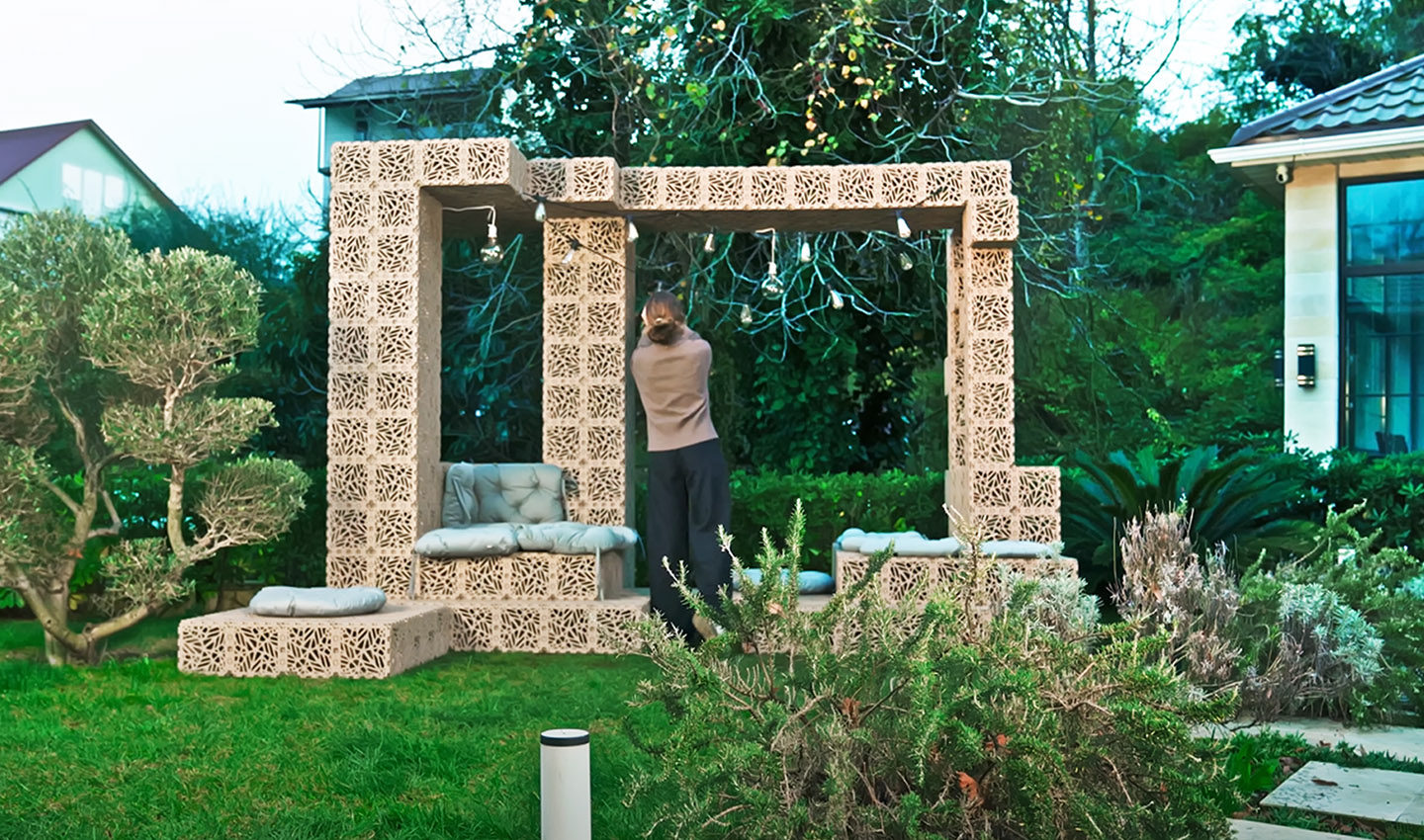 Modułowe pawilony zewnętrzne i konstrukcje ogrodowe