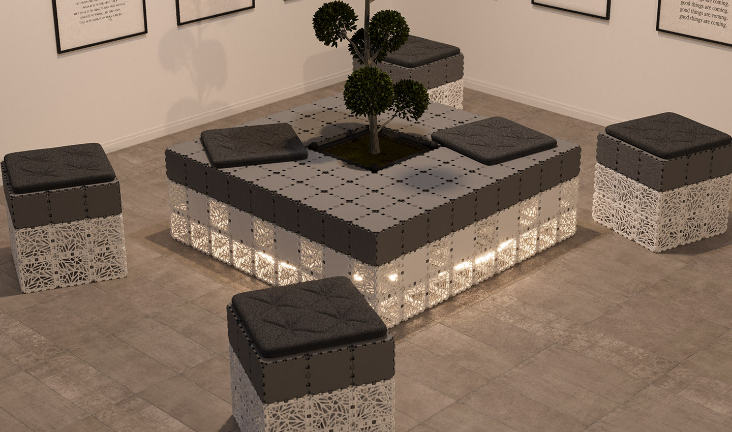 Przekształć przestrzeń publiczną za pomocą modułowej elegancji